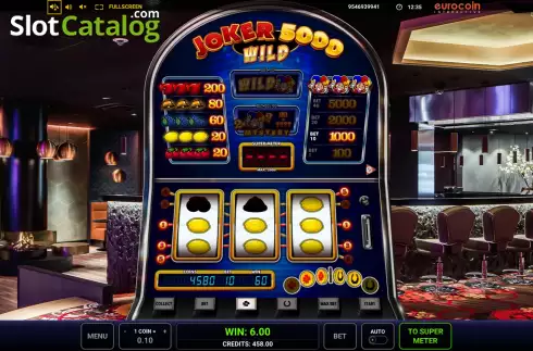 Win Screen 4. Joker 5000 Wild slot