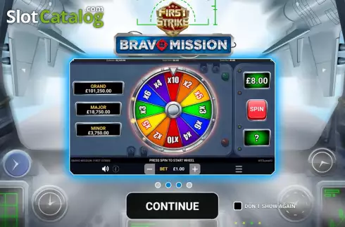 Skärmdump2. Bravo Mission slot