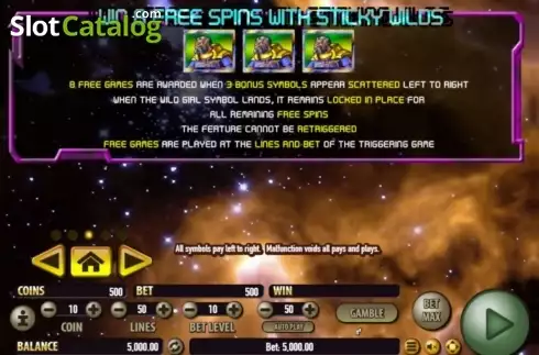Captura de tela4. Galactic Cash (Habanero) slot