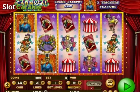 Bildschirm7. Carnival Cash slot