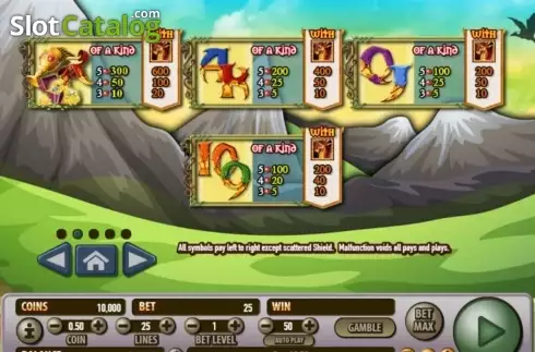 Captura de tela3. Dragon's Realm slot