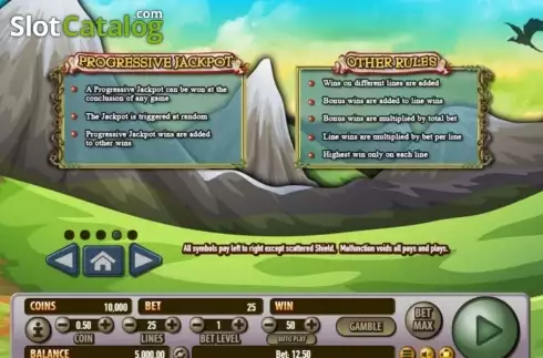 Bildschirm5. Dragon's Realm slot