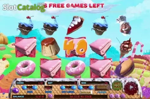 Win screen 1. Cake Valley slot
