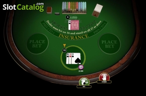 Captura de tela4. American Blackjack (Habanero) slot