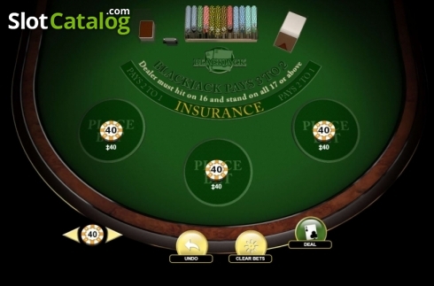 Captura de tela2. Blackjack 3 Hand slot