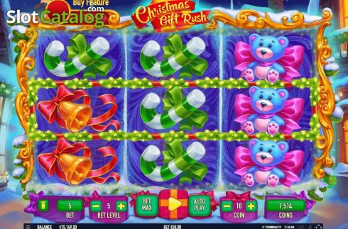 Reel Screen 2. Christmas Gift Rush slot