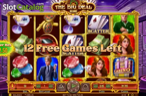 Free Spins Win Screen 4. The Big Deal Deluxe slot