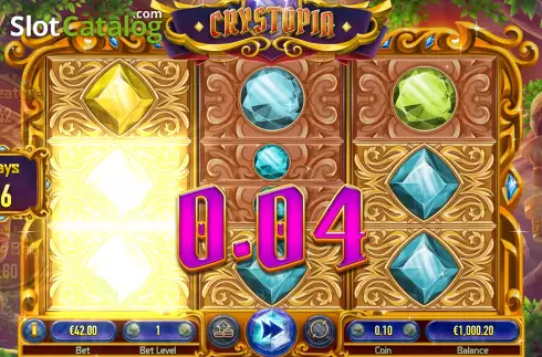 Free Spins Win Screen 2. Crystopia slot