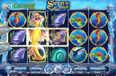 Schermo3. Siren's Spell slot