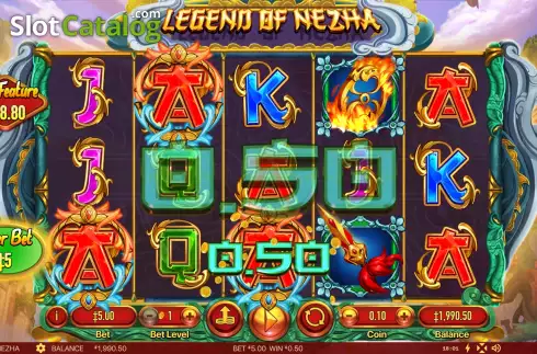 Win Screen. Legend of Nezha (Habanero) slot