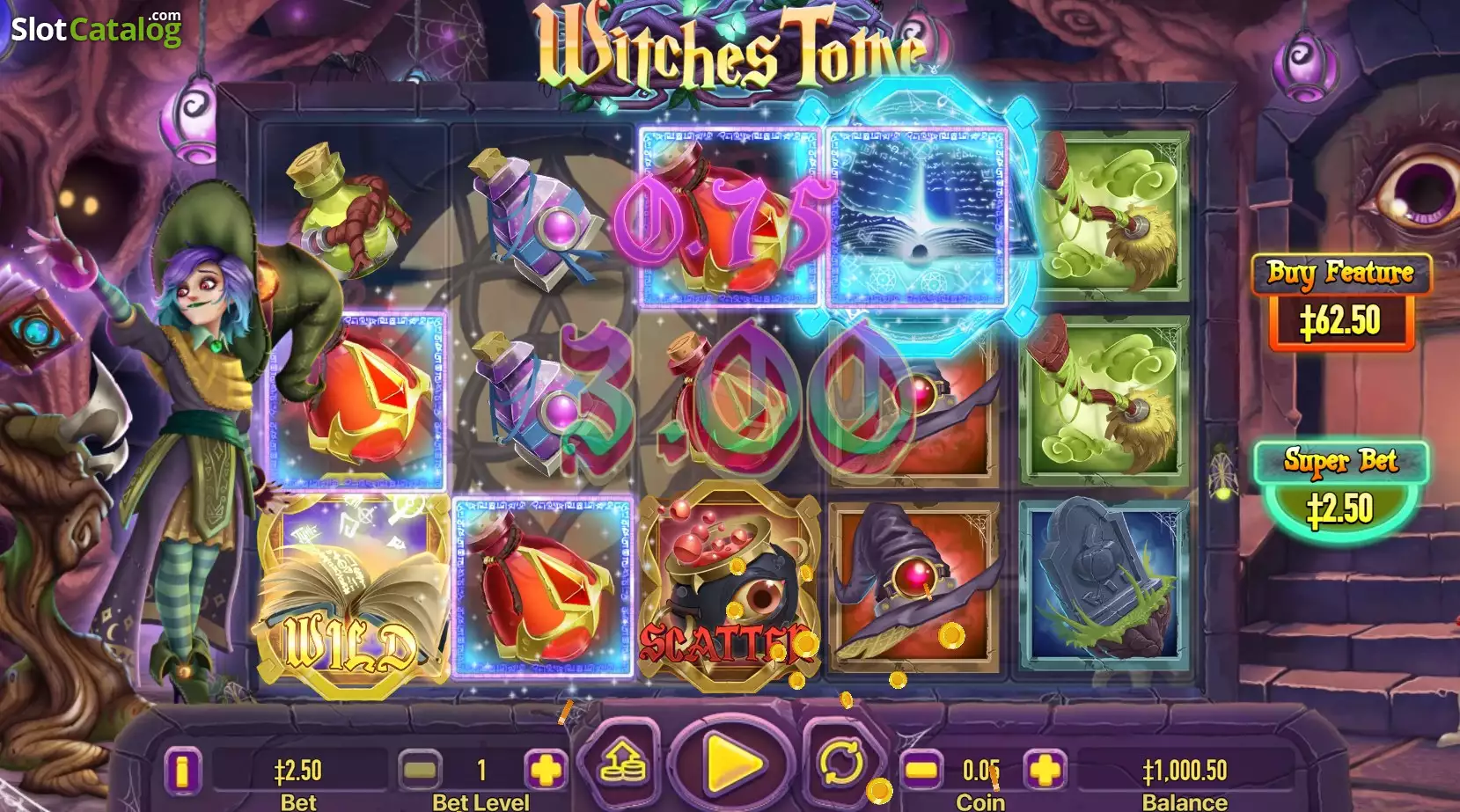 Witches Tome Slot Review and Demo | RTP=96.58