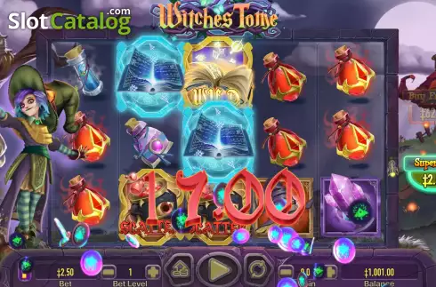 Free Spins Win Screen 4. Witches Tome slot