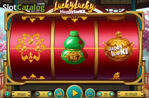 Game screen. Lucky Lucky Happy Luke slot