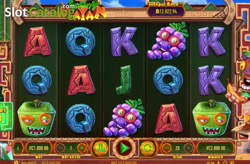 Game screen. Fruity Mayan slot