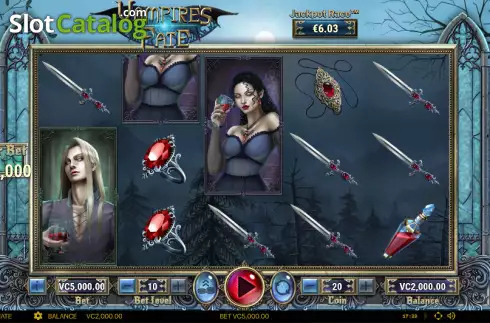 Captura de tela2. Vampire's Fate slot