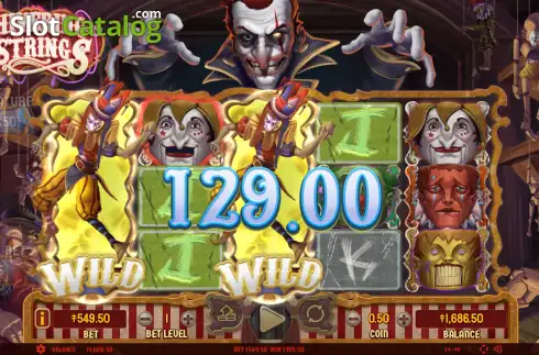 画面3. Shivering Strings カジノスロット