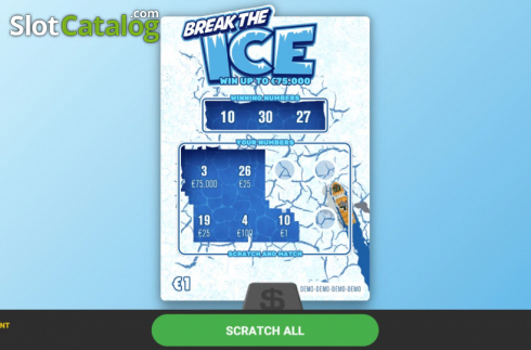 画面3. Break the Ice (ブレーク・ザ・アイス) カジノスロット