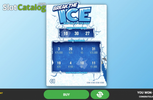 Game Screen 3. Break the Ice slot