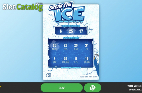 画面5. Break the Ice (ブレーク・ザ・アイス) カジノスロット