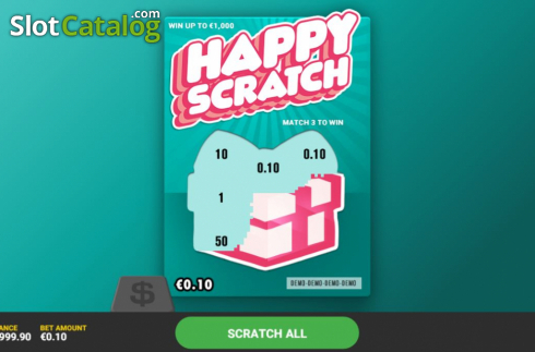 Écran3. Happy Scratch Machine à sous