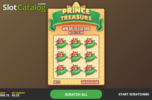 画面2. Prince Treasure (プリンス・トレジャー) カジノスロット