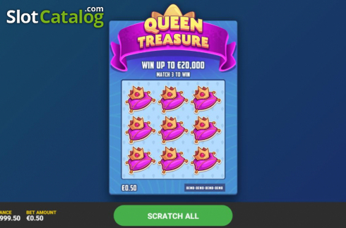 Game Screen 1. Queen Treasure slot