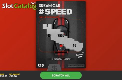 Game Screen 2. Dream Car Speed slot