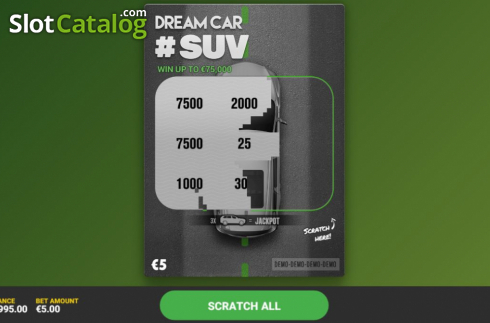 Game Screen 2. Dream Car Suv slot