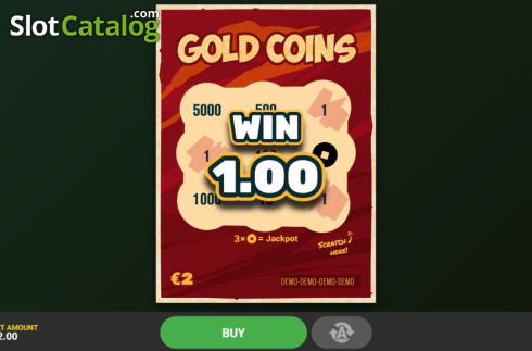 Win screen 1. Gold Coins slot
