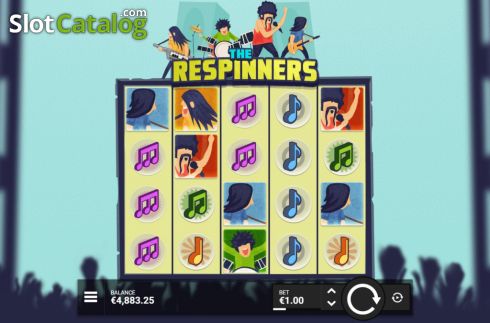 Reel Screen. The Respinners slot