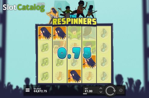 Win Screen 2. The Respinners slot