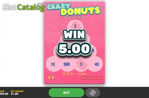 画面4. Crazy Donuts カジノスロット
