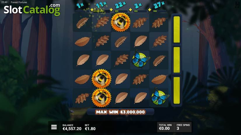 Gameplay della slot video Forest Fortune