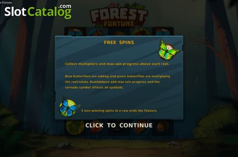 Schermo6. Forest Fortune slot