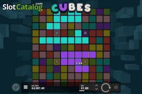 Win Screen. Cubes 2 slot