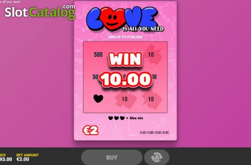 Win 2. Love Is All You Need slot