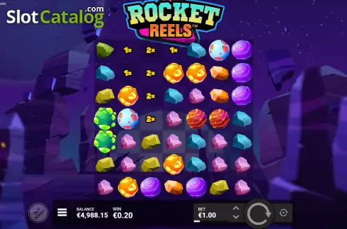 Bildschirm6. Rocket Reels slot