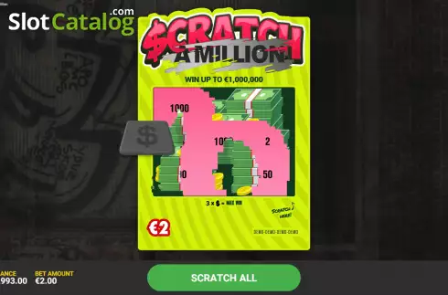 画面4. Scratch A Million カジノスロット