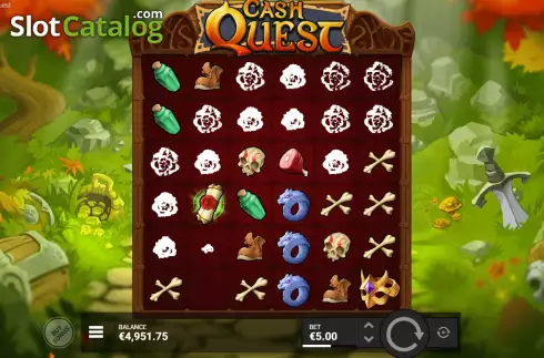 Ekran4. Cash Quest yuvası