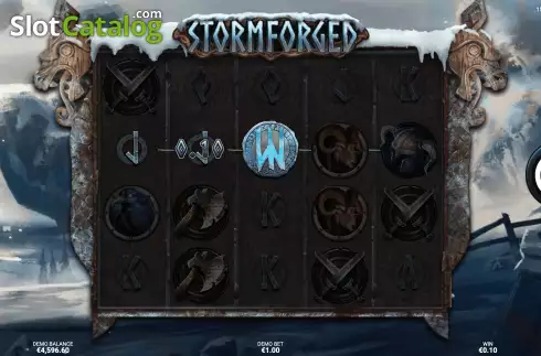 Win Screen. Stormforged slot