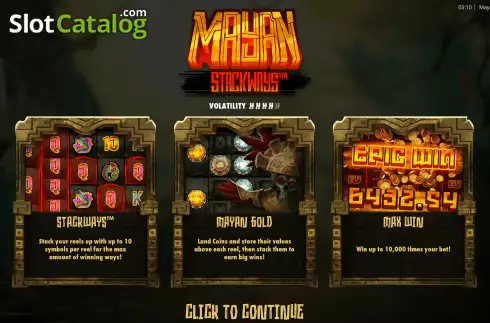 Οθόνη2. Mayan Stackways Κουλοχέρης 