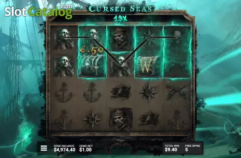 Skärmdump8. Cursed Seas slot
