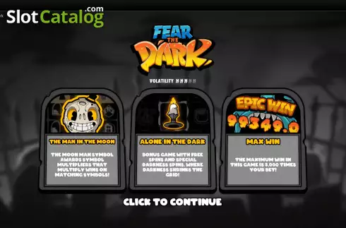 Captura de tela2. Fear the Dark slot