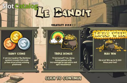 画面2. Le Bandit カジノスロット
