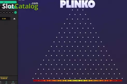 画面3. Plinko (Hacksaw Gaming) カジノスロット