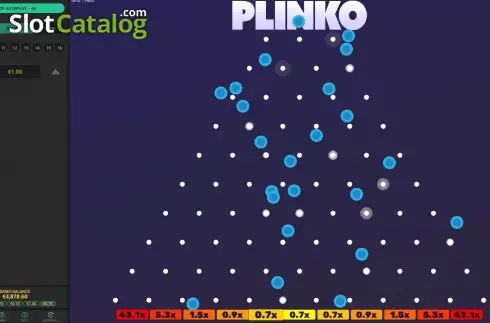 画面8. Plinko (Hacksaw Gaming) カジノスロット