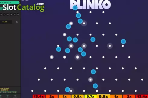 画面9. Plinko (Hacksaw Gaming) カジノスロット