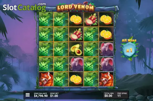 Bildschirm7. Lord Venom slot