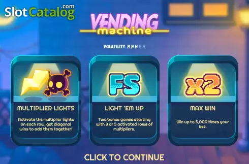 画面2. Vending Machine カジノスロット