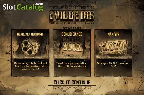Captura de tela2. 2 Wild 2 Die slot